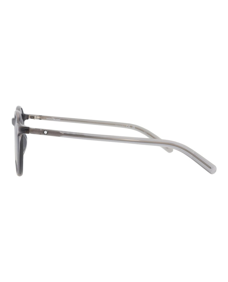 Montblanc Round-Frame Recycled Injected Acetate Sunglasses