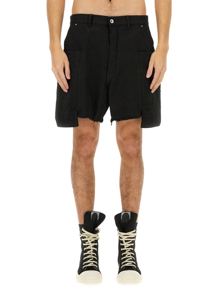 Drkshdw By Rick Owens Bermuda Cargo Shorts