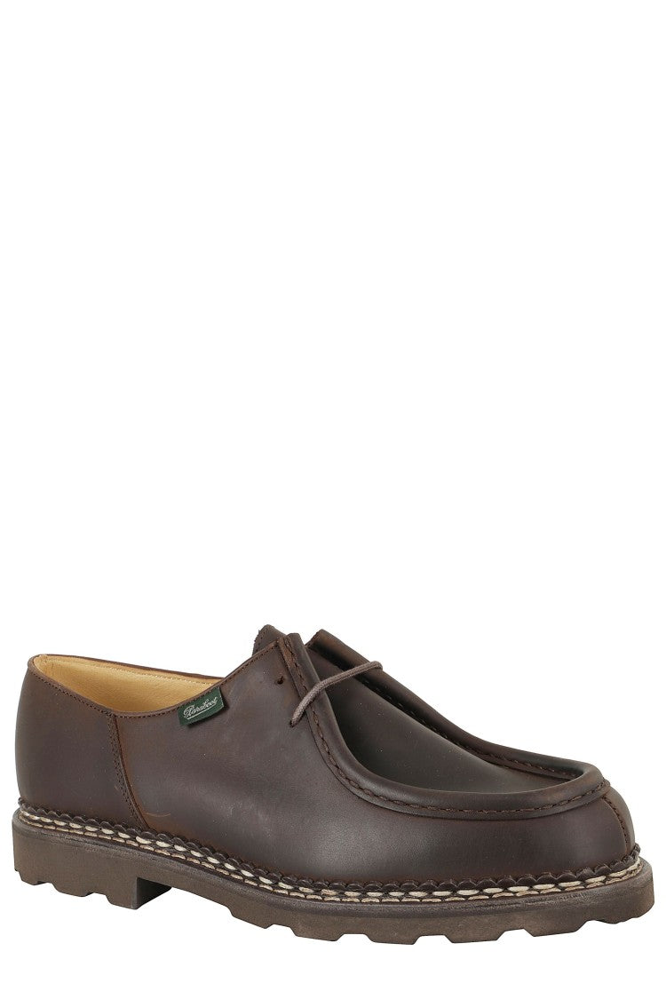 Paraboot Brown Michael Marche Ii Leather Derby Shoes