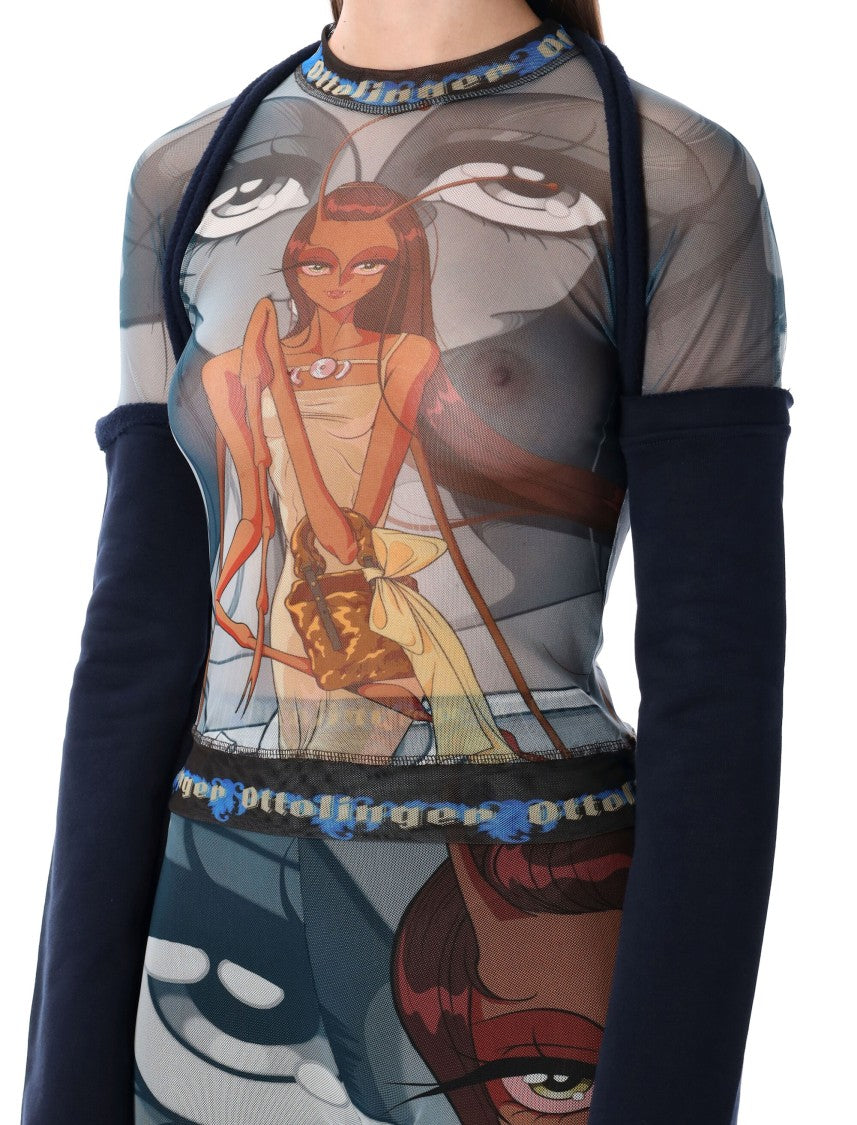 Ottolinger Julien Ceccaldi Mesh Ls Top