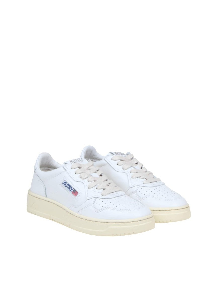 Autry White Leather Sneakers