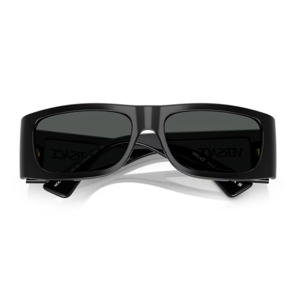 Versace 0Ve4482 Lens Logo Bold Rectangular Frame Sunglasses