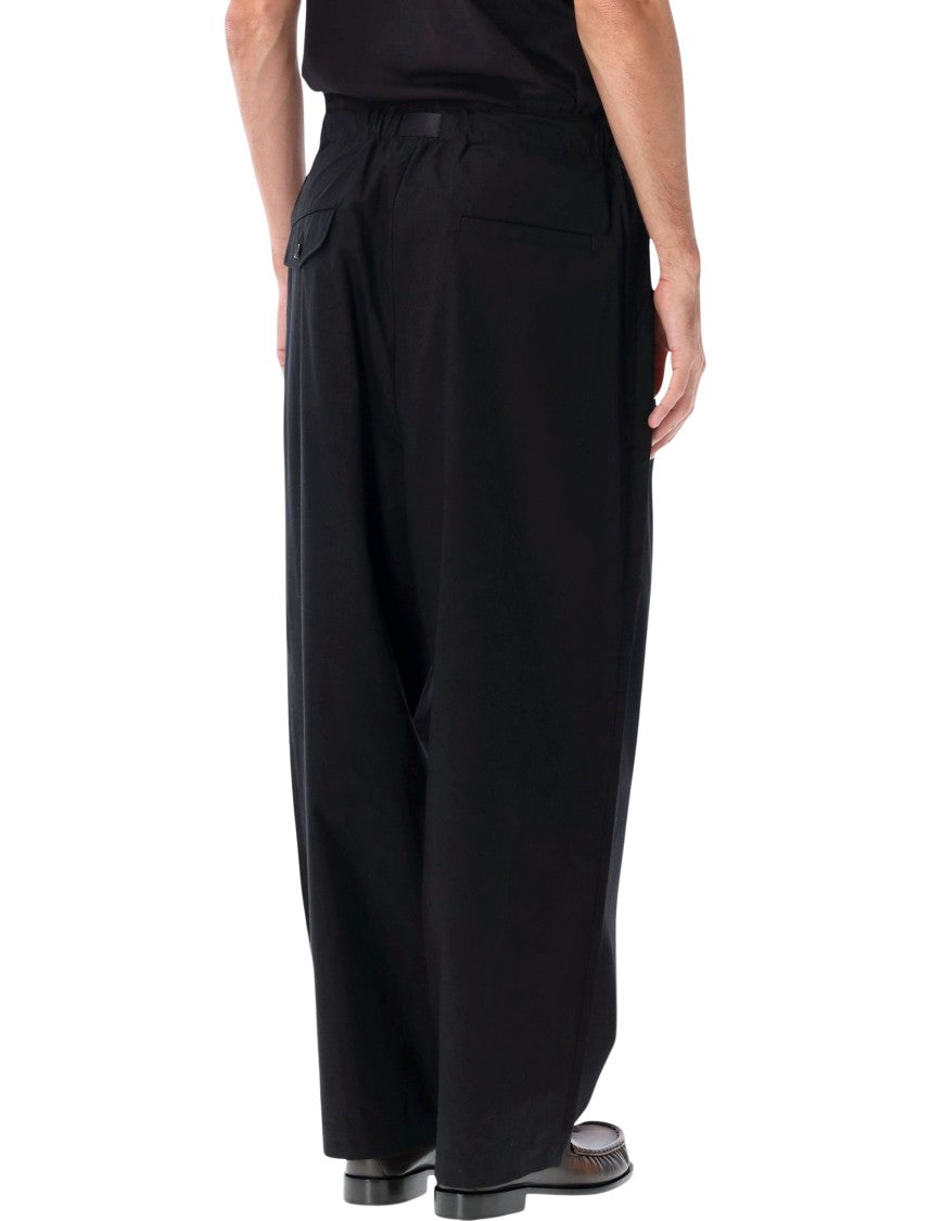 Comme Des Garçons Belted Wide-Leg Chino Pants