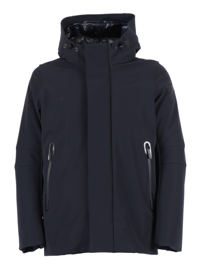 Rrd Lightweight Polyamide Blend Jacket With High Collar And Front Zip Closure