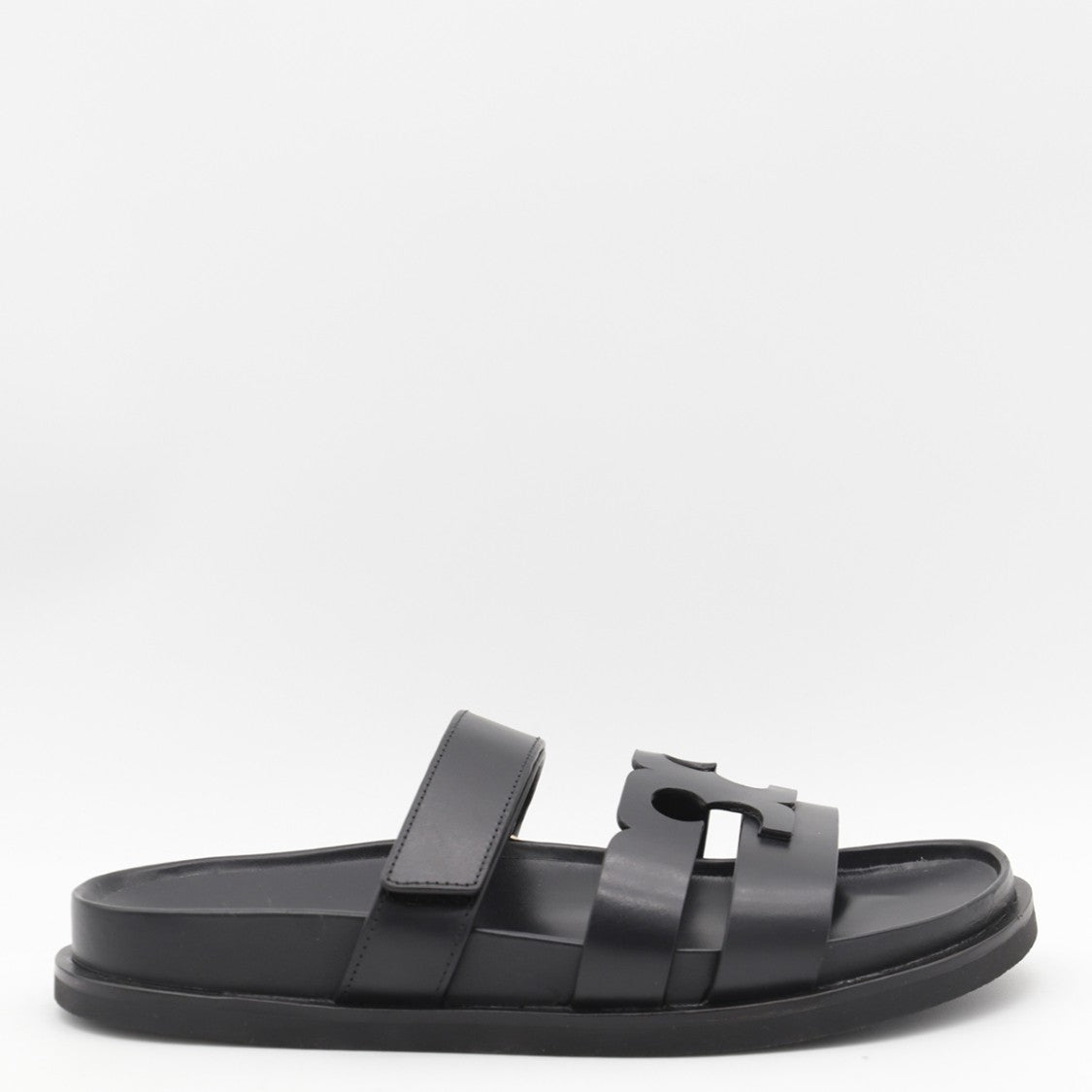 Tory Burch Black Lace-Up Sandals