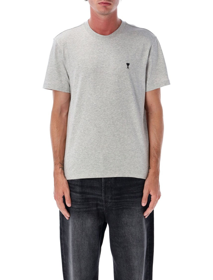 Ami Paris White Cotton Ami De Coeur T-Shirt