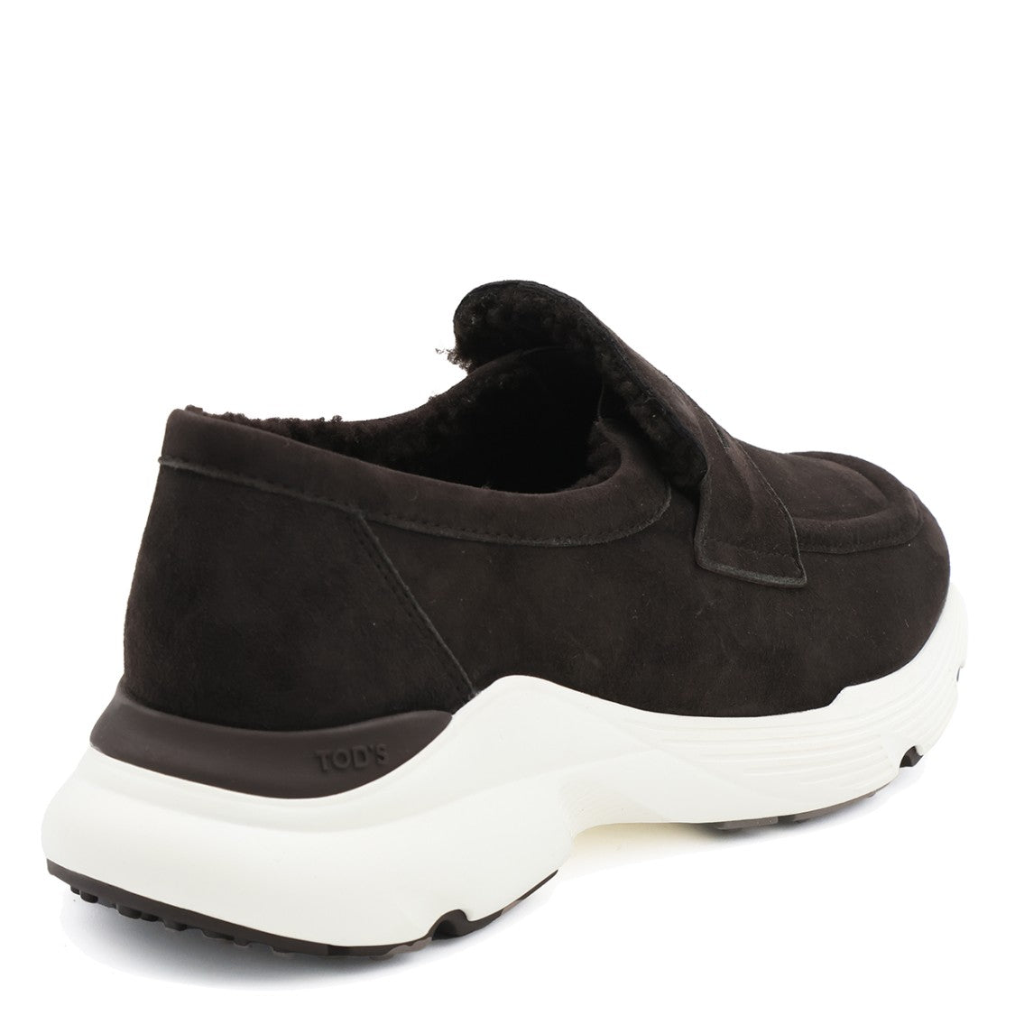 Tod's Suede Moccasin Penny Strap Sneakers