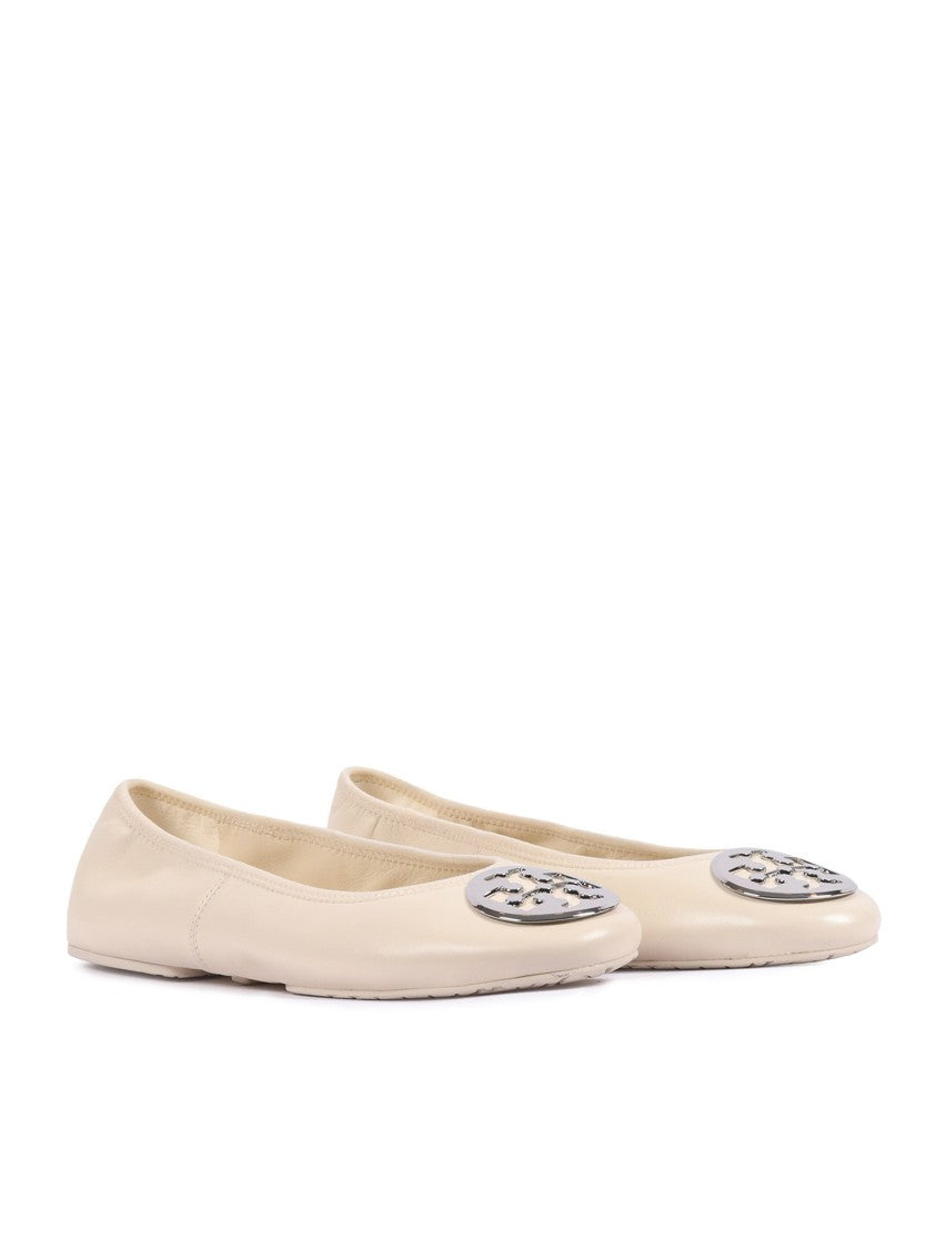 Tory Burch Reva Minimalist Leather Ballet Flats