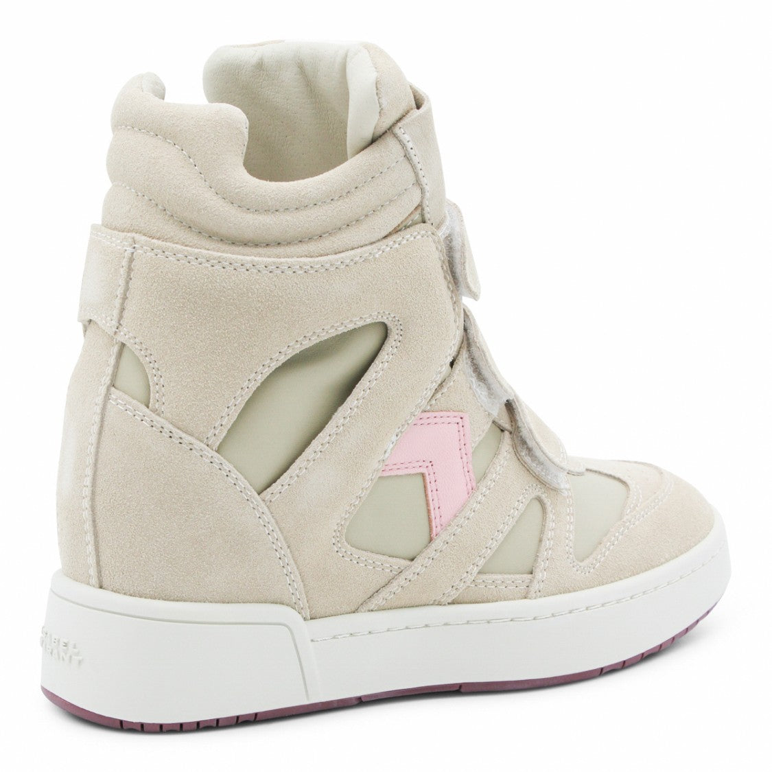 Isabel Marant Sculpted Sole Sneakers With Smooth Upper