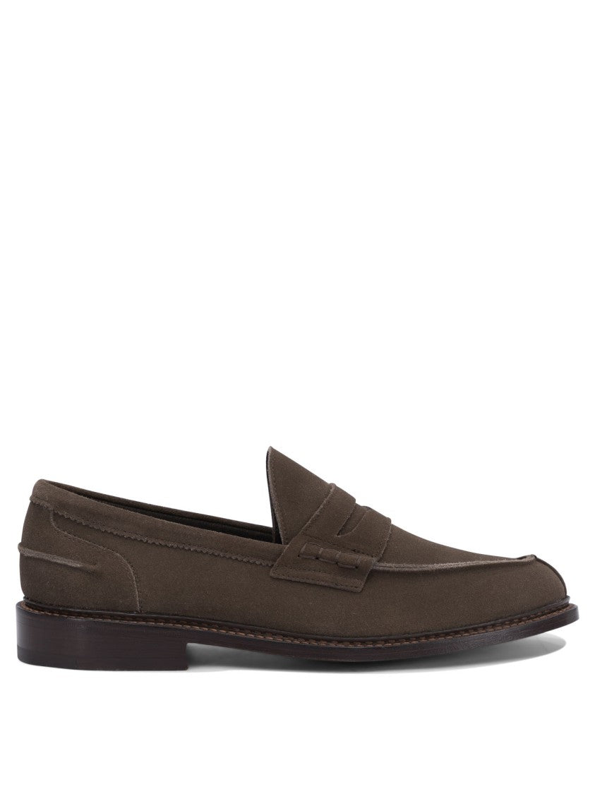 Tricker's Brown Leather Loafers