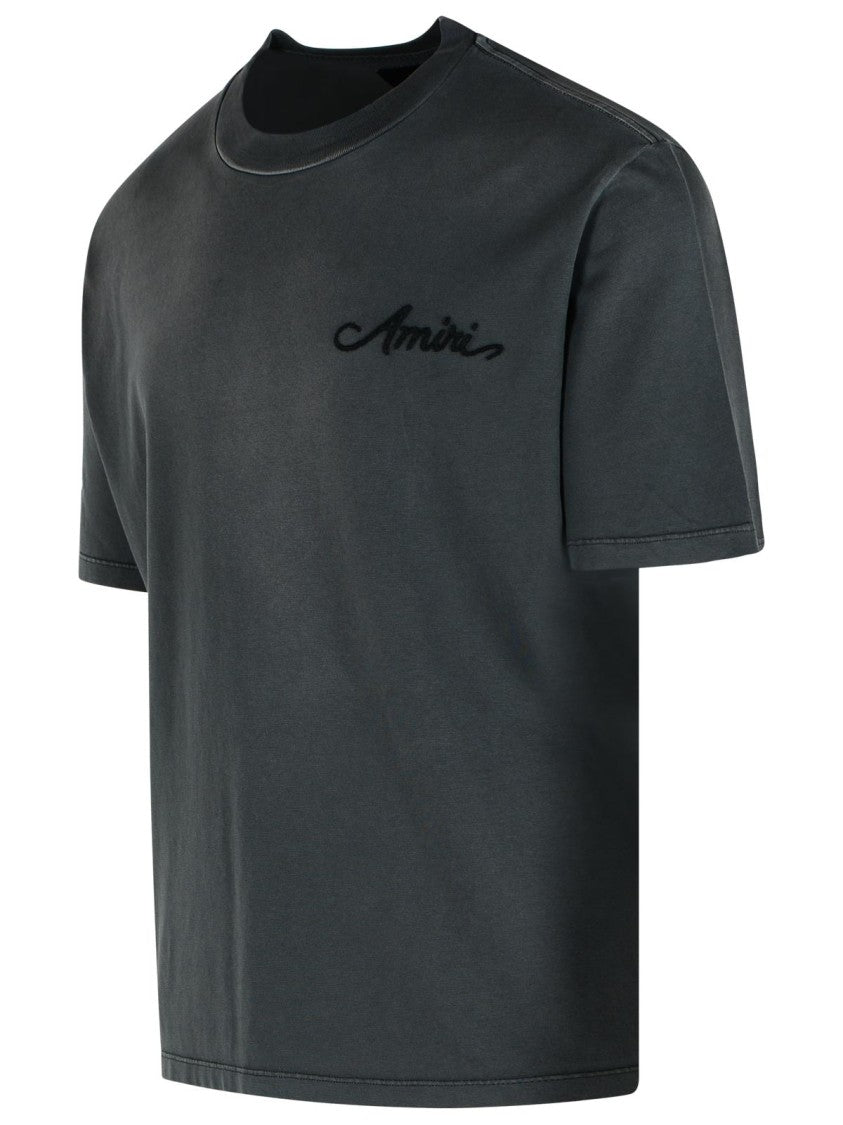 Amiri Bandana' Black Cotton T-Shirt