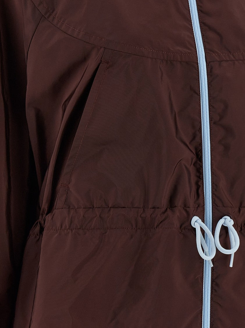 Prada Re-Nylon Blouson Jacket With Triangle Logo And Functional Design