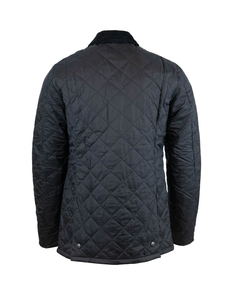 Barbour Quilted Technical Jacket With Velvet Collar