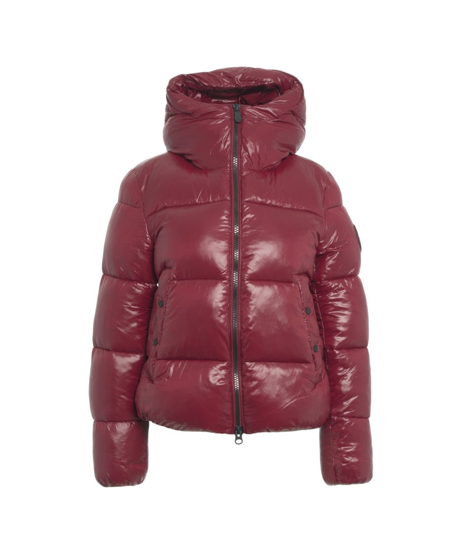 Save The Duck Quilted Plumtech Insulated Down Jacket With High Collar