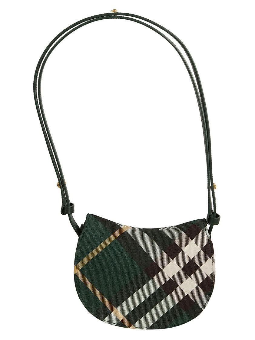 Burberry Half-Moon Green Plaid Bag