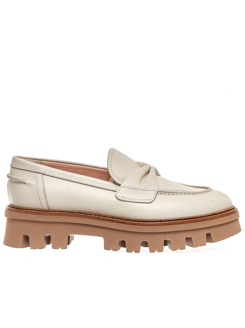 Tory Burch Chalk Nappa Moccasins