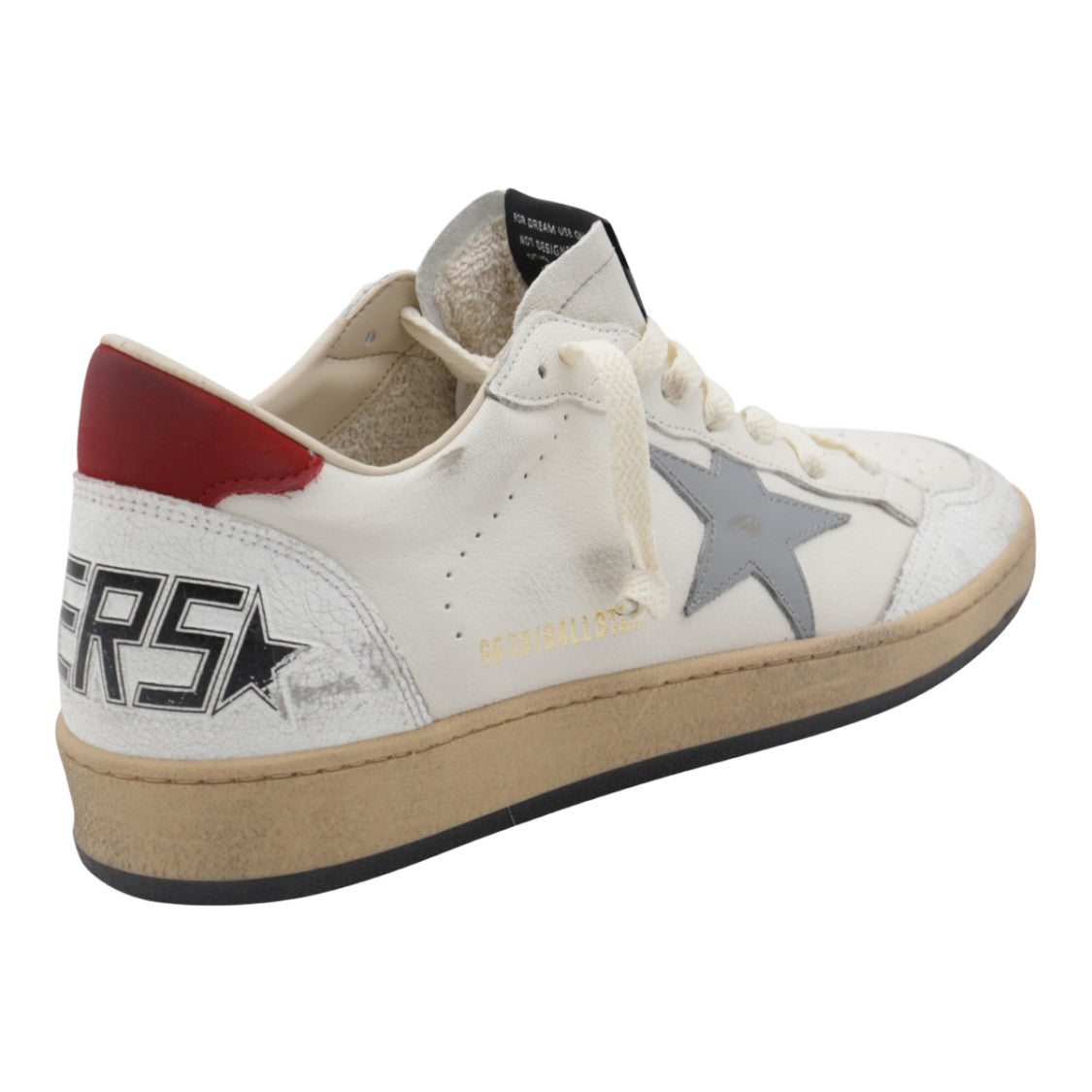 Golden Goose Low-Top Sneakers With Distressed White Leather