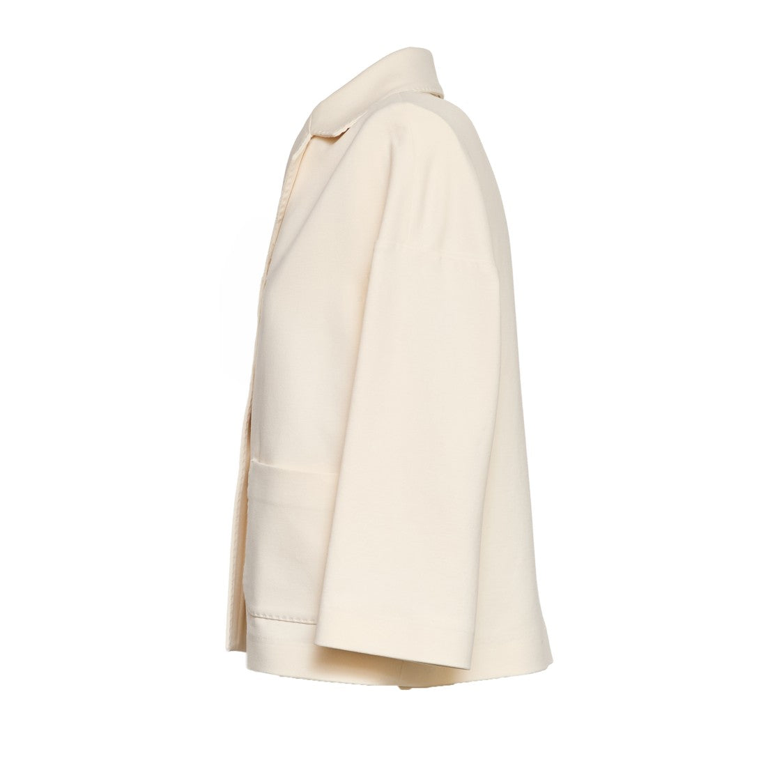 Circolo 1901 Drop Shoulder Fleece Single-Breasted Blazer