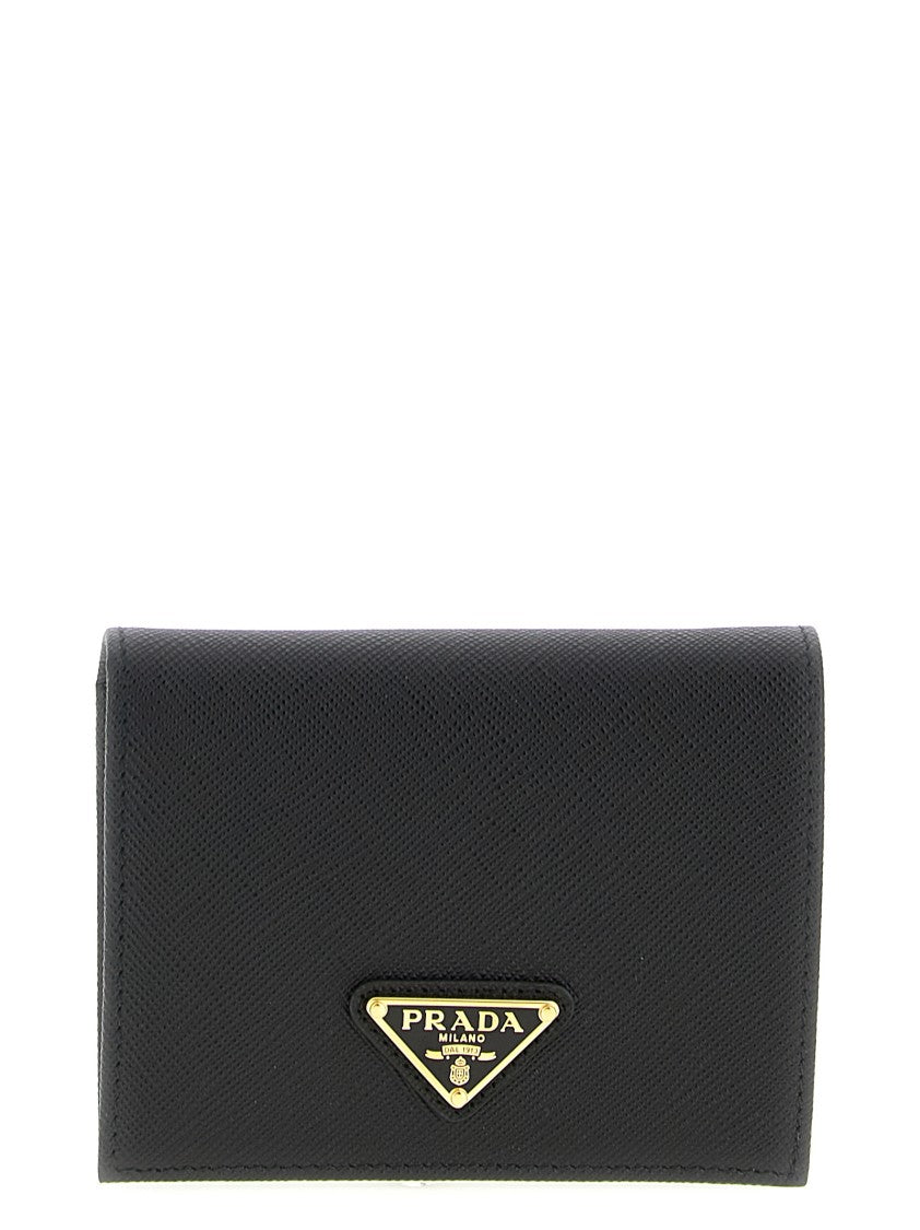 Prada Logo Leather Wallet
