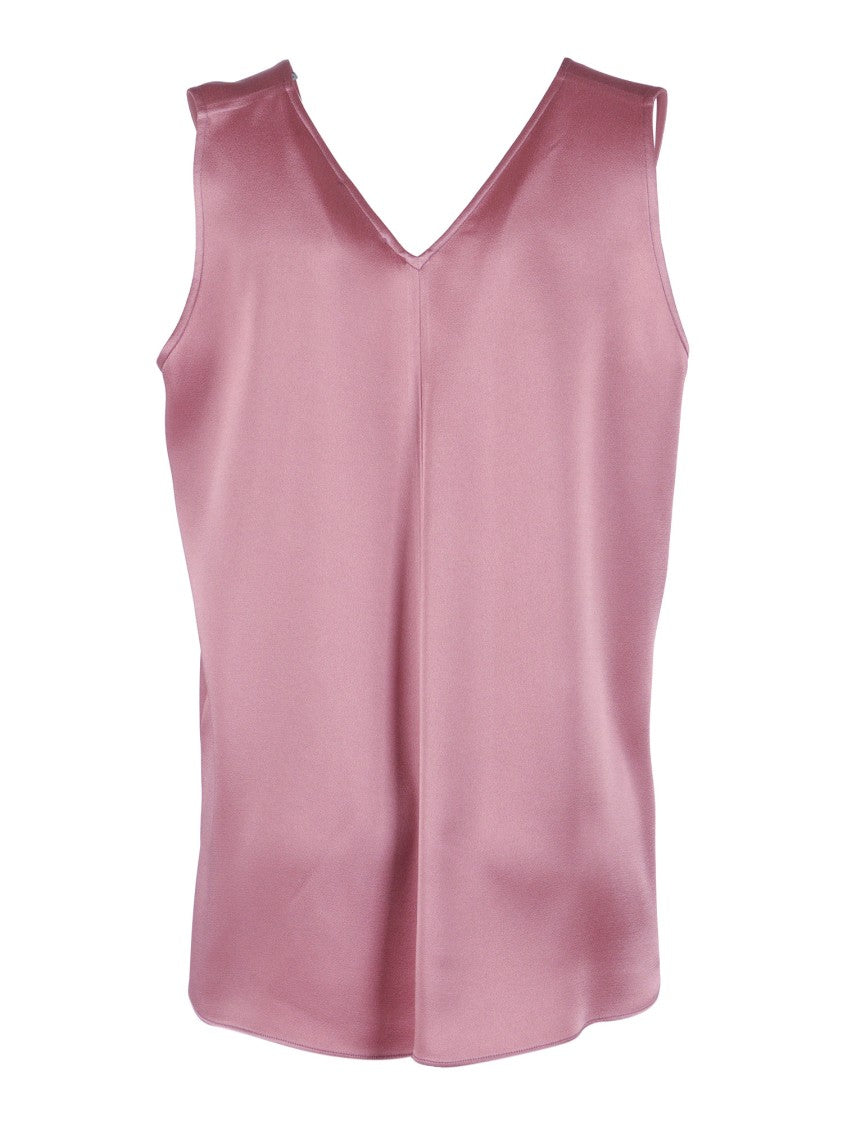 Antonelli Firenze Silky Sleeveless V Neck Blouse