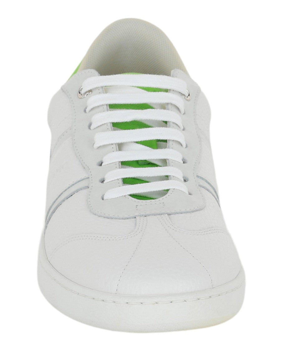 Ferragamo Achille 1 Leather Low-Top Sneakers