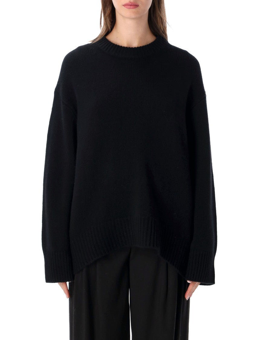 Lisa Yang Noor Long-Sleeved Ribbed Crewneck Sweater