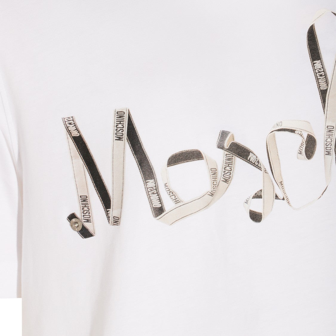 Moschino White Cotton T-Shirt