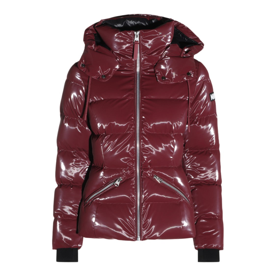 Mackage Glossy Detachable Hood Padded Down Coat