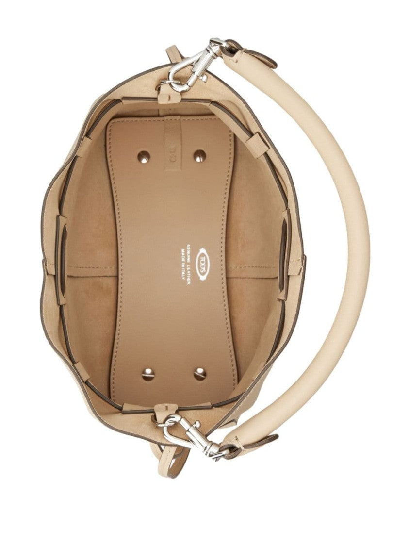 Tod's Calfskin Shoulder Bag With Spacious Interior And Modern Design