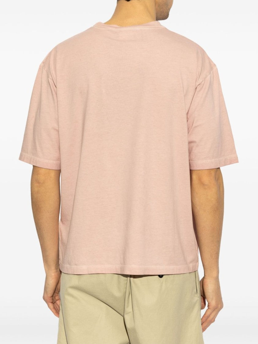 Dsquared2 Light Pink Relaxed Graphic Print T-Shirt