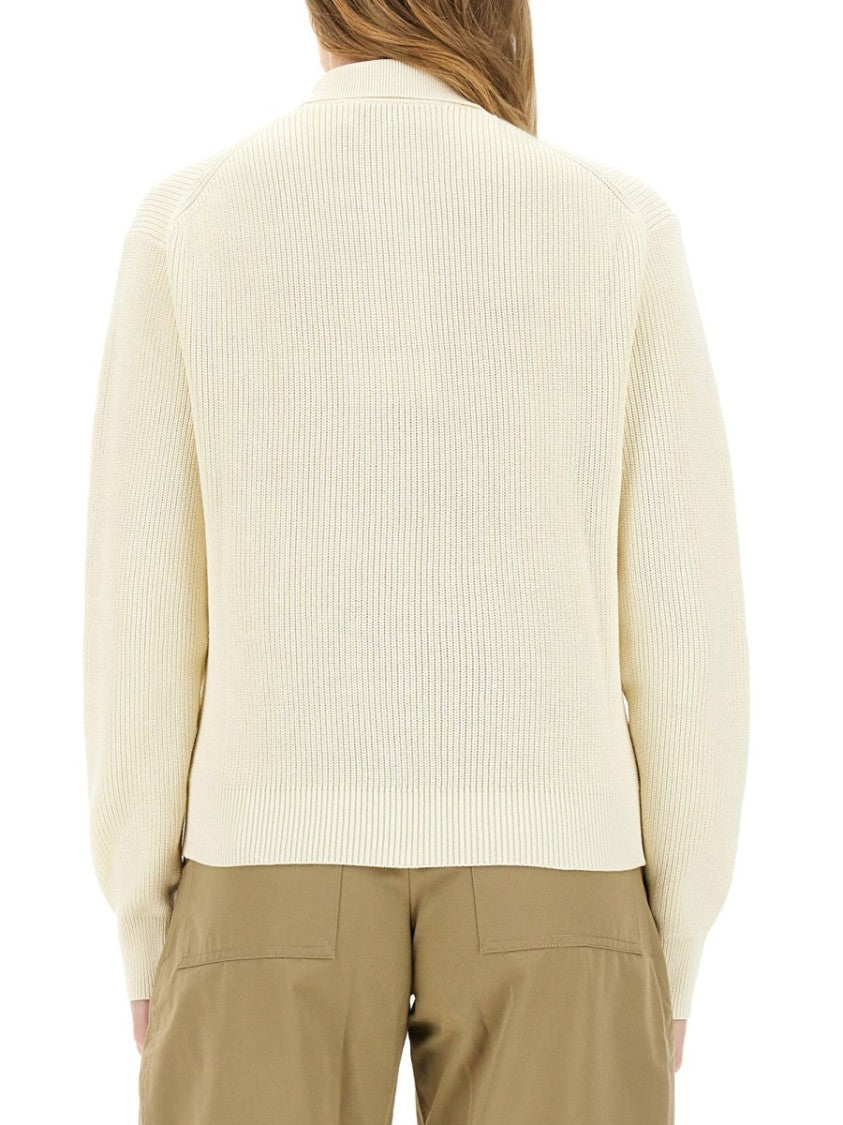 Studio Nicholson "Chesapeake" Knit Polo Shirt