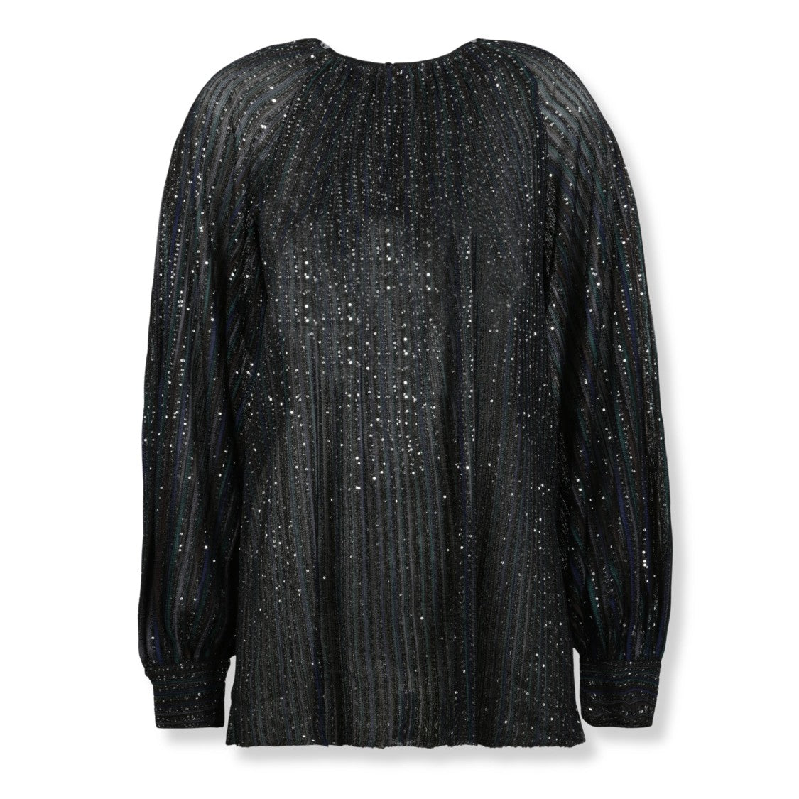 Missoni Fluid-Line Knit Top With Round Neckline