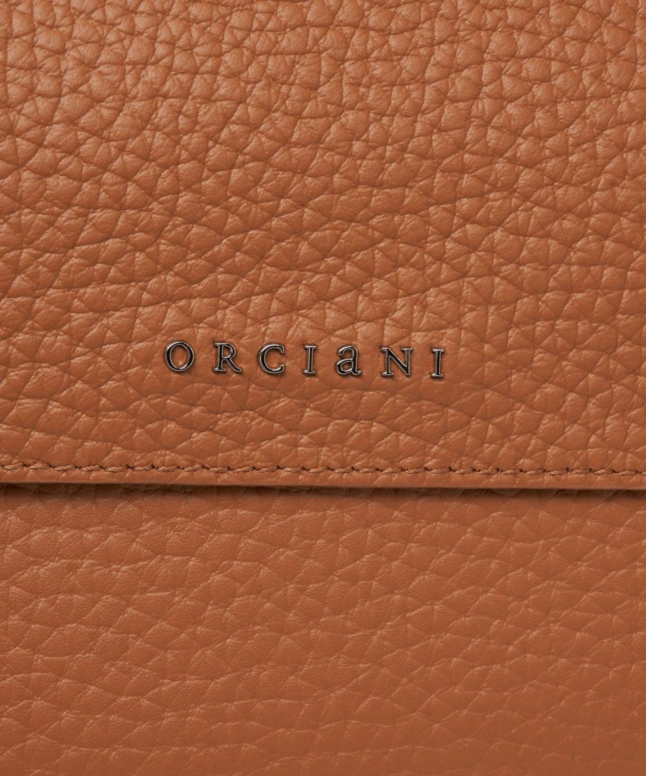Orciani Brown Sveva Soft' Leather Handbag