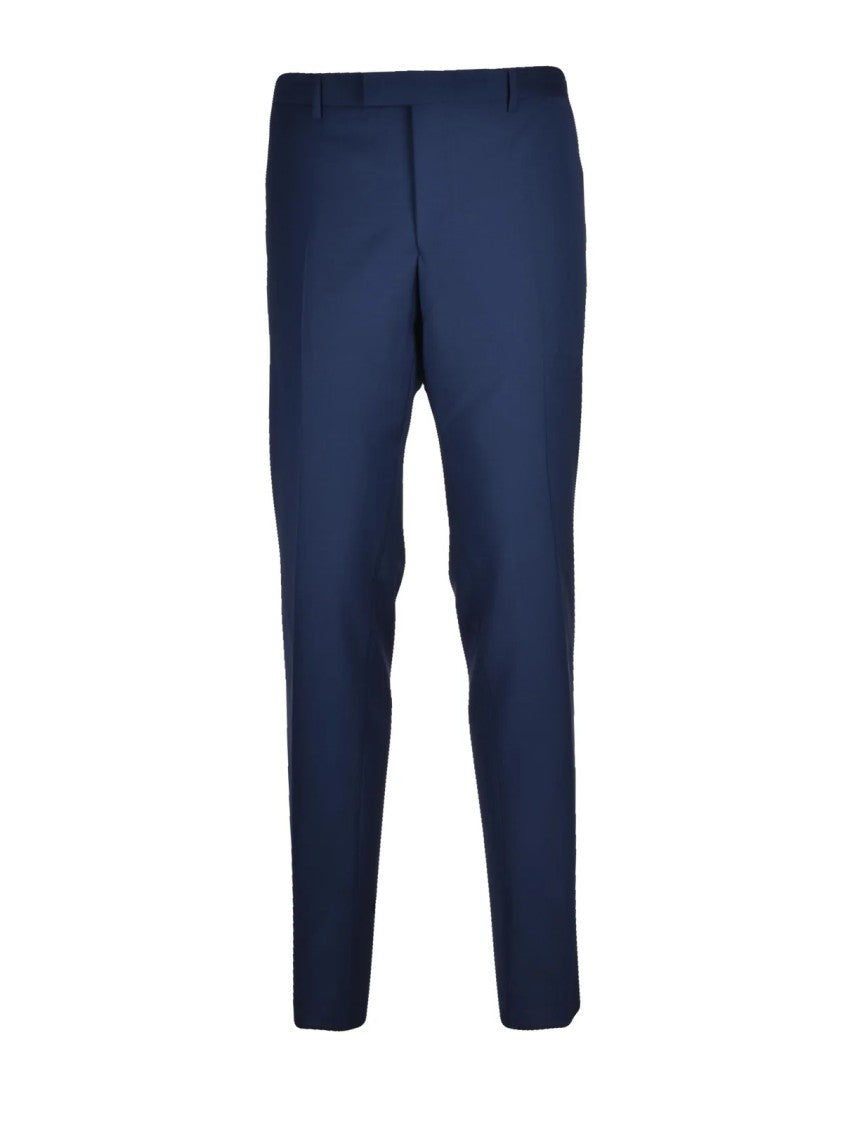 Lab 001 Royal Blue Virgin Wool Satin Finish Formal Suit