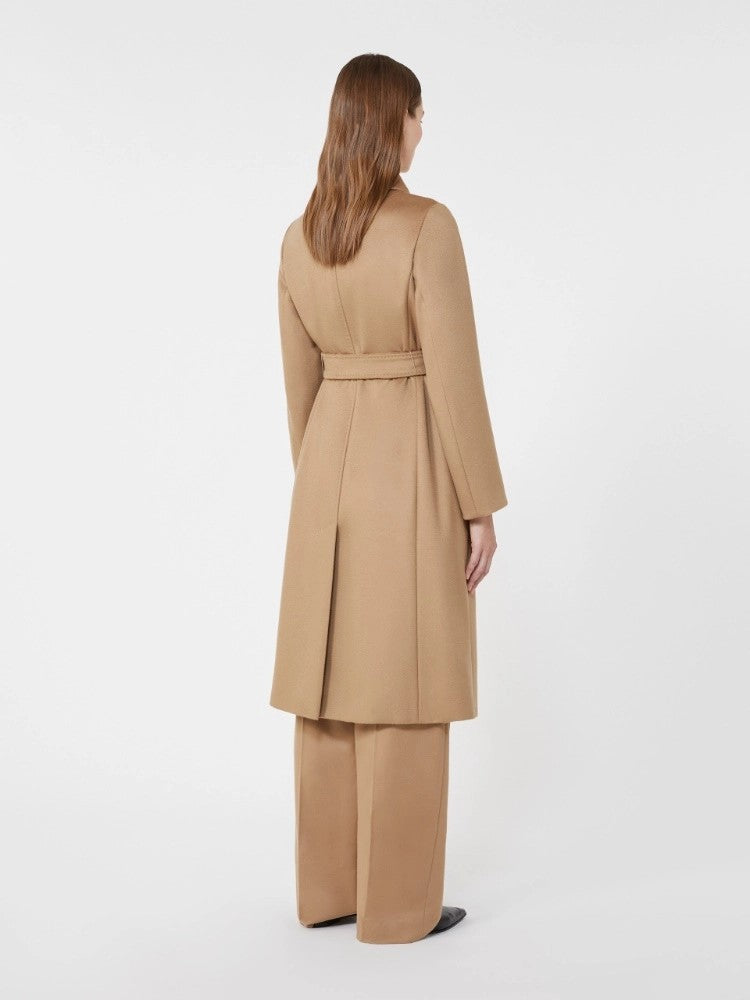 Max Mara Camel-Toned Virgin Wool Bcollage Coat