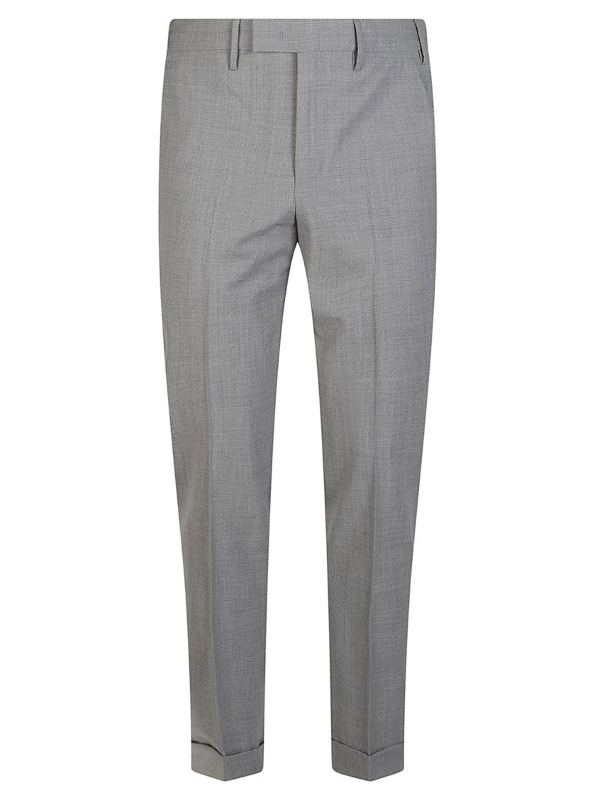 Pt Torino Master Tailored Grey Virgin Wool Pants