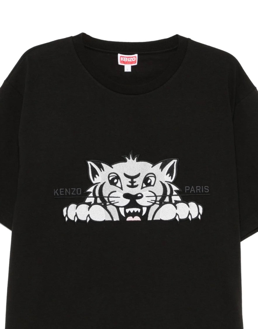 Kenzo Gots Happy Tiger Logo T-Shirt