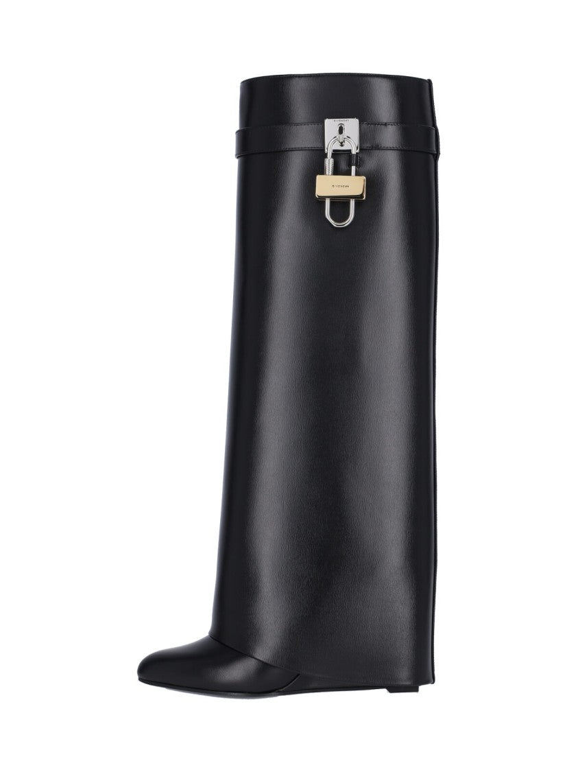 Givenchy High-Heeled Boots With Structured Silhouette And Decorative Detail