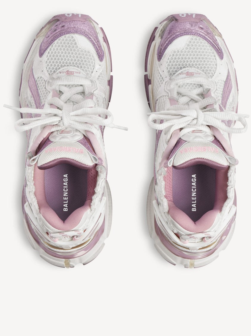 Balenciaga Chunky Layered Sneakers With Glitter Accents