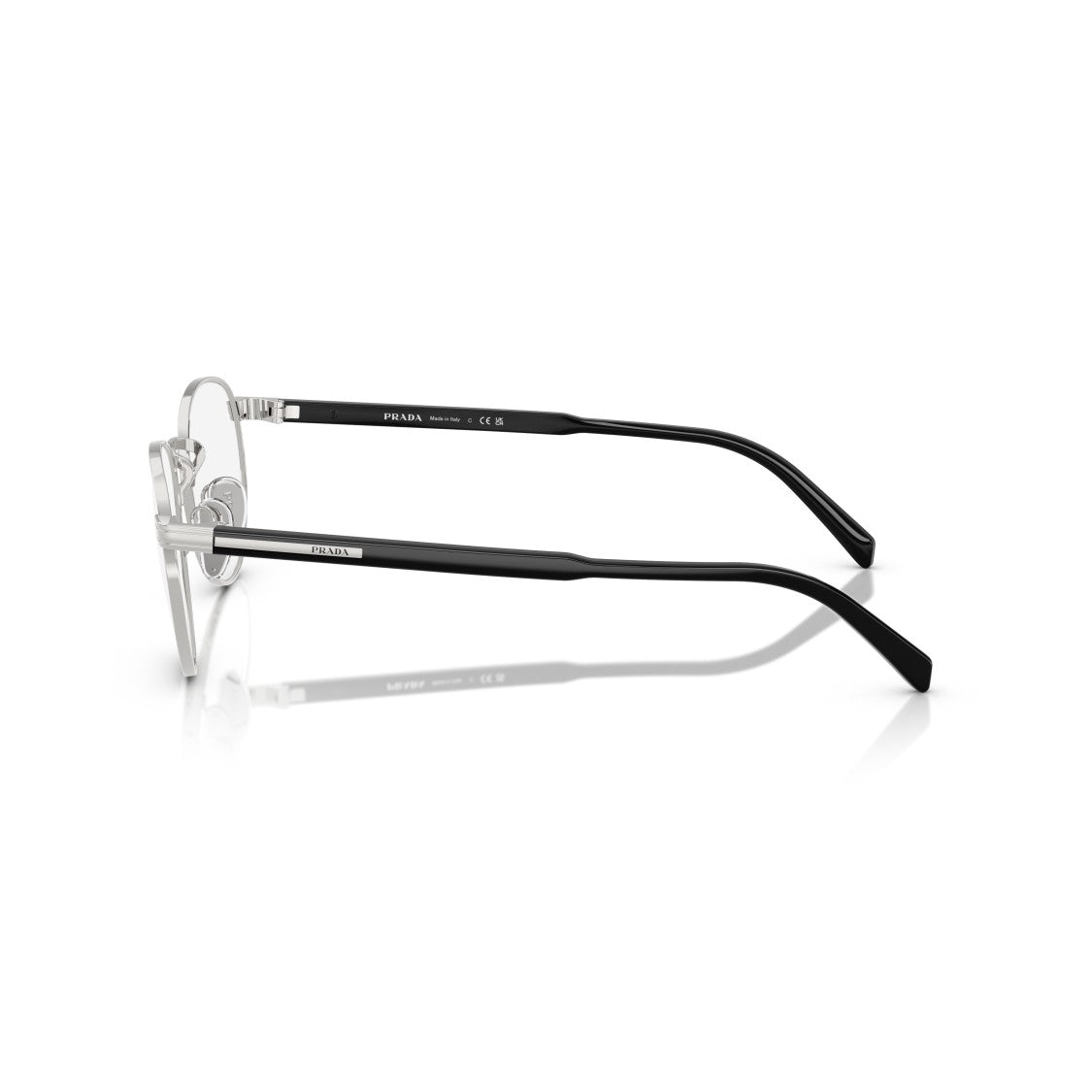 Prada 0Pr B52v Round Metal Frame Eyeglasses