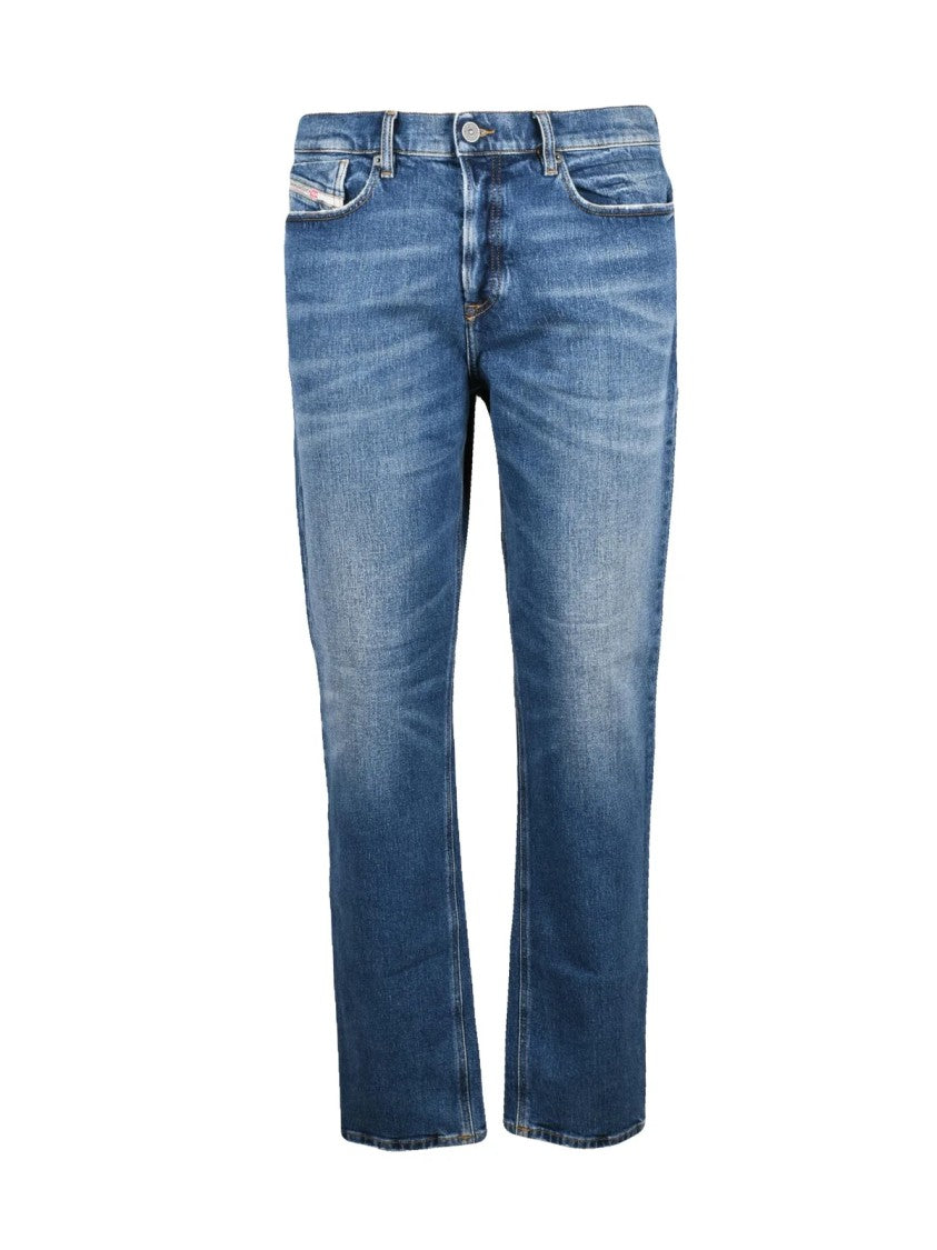 Diesel Blue Cotton-Blend D-Fining Jeans