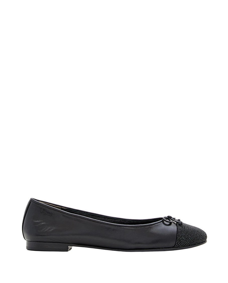 Tory Burch Cap-Toe Pave Ballet