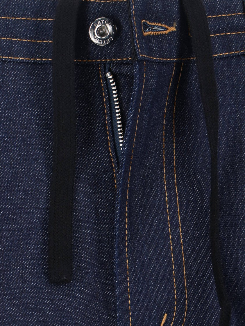 Setchu Classic Straight-Leg Jeans With Finish