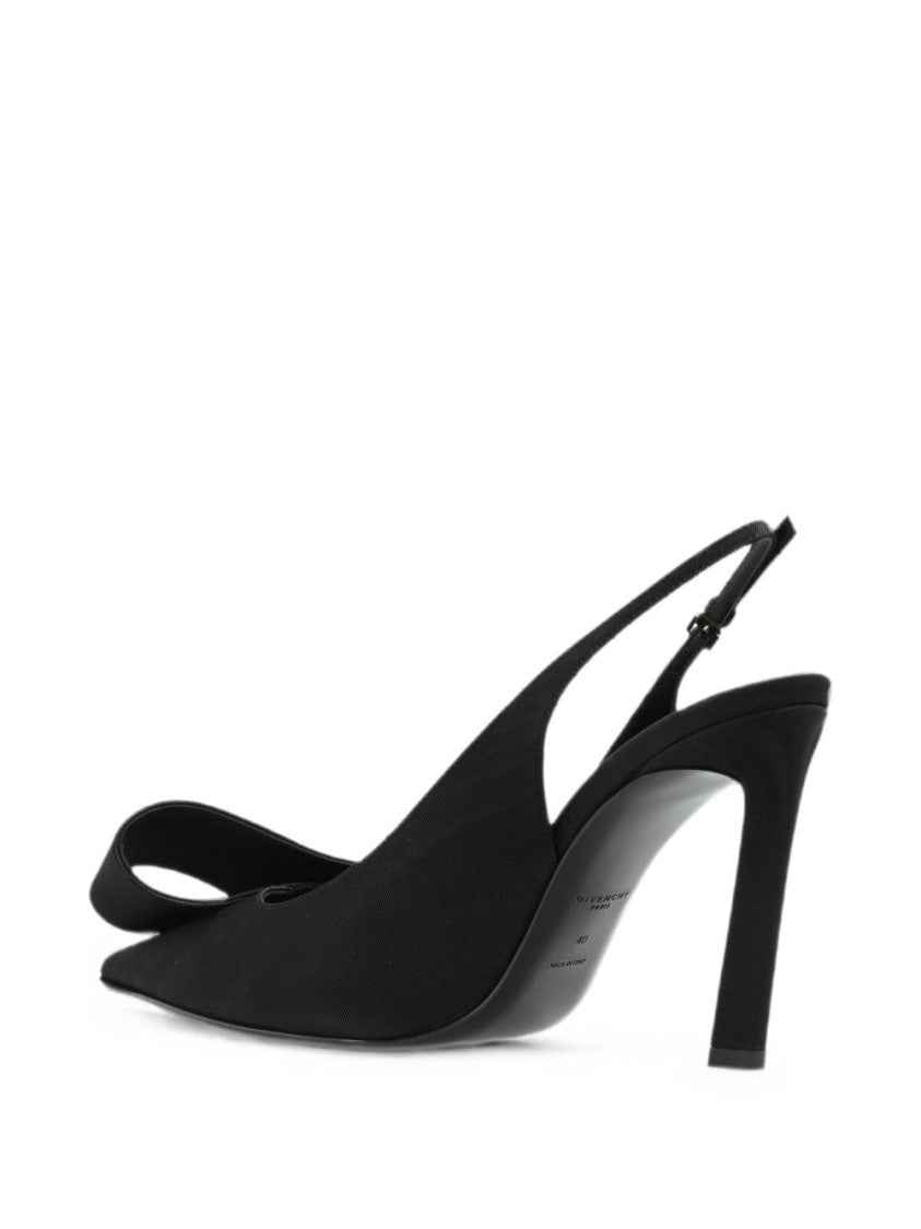 Givenchy Black Mid-Heel Slingback Pumps