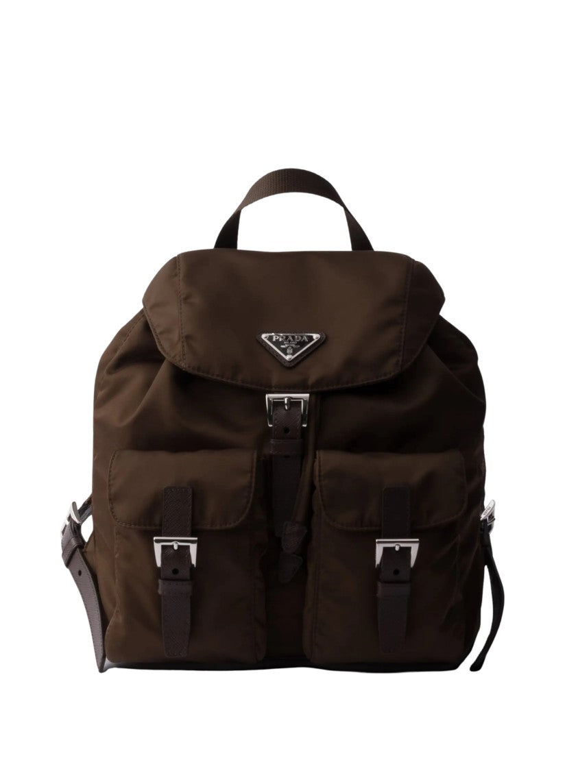 Prada Black Re-Nylon Compact Backpack