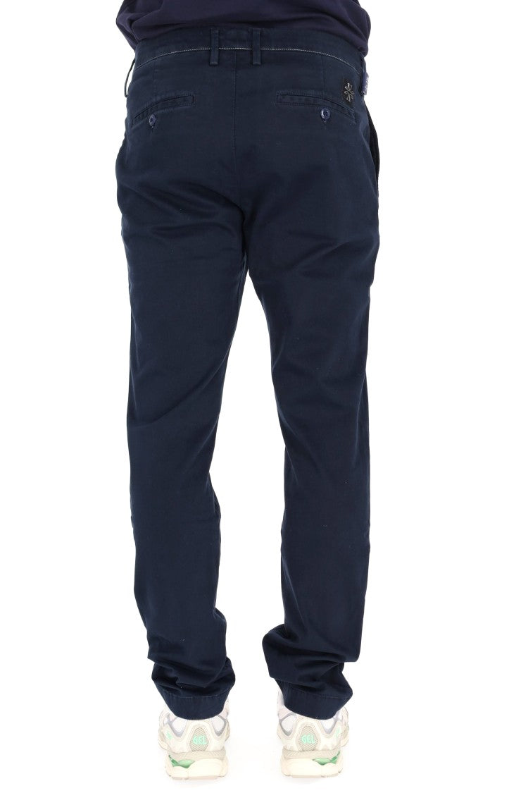 Jacob Cohen Five-Pocket Cotton Drill Pants With Button Details