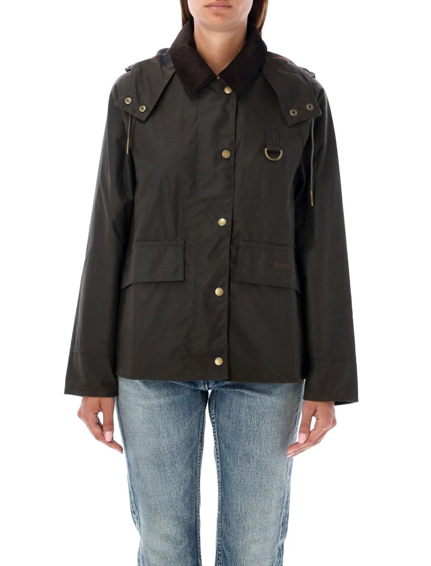 Barbour Avon Structured Black Short Jacket