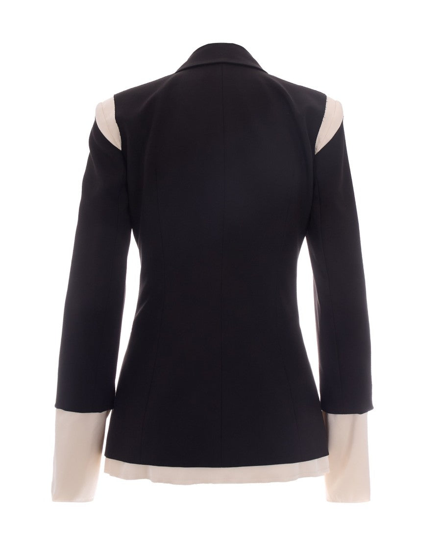 Patrizia Pepe Slim Colorblock Blazer