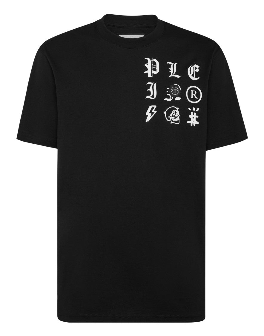 Plein Sport Black Short-Sleeve T-Shirt