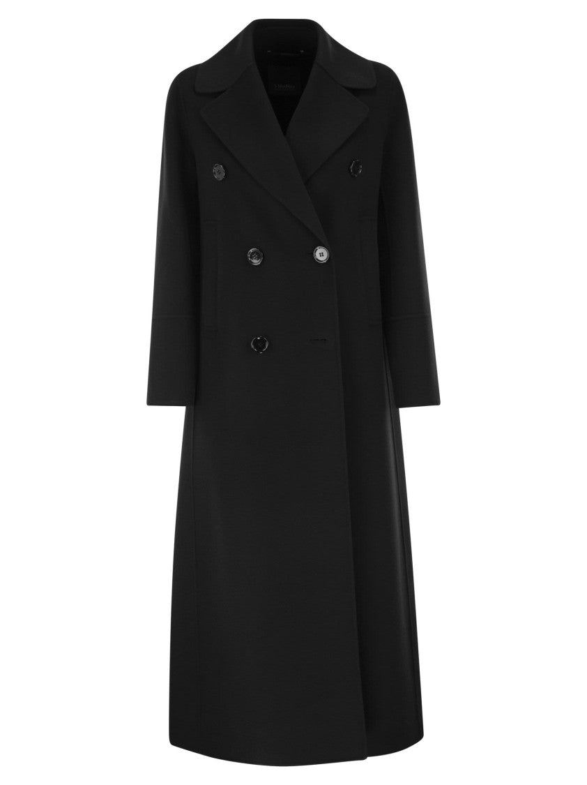 Max Mara Smmcustodi - Long Wool Coat With Martingale